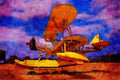 450088 Naval Aircraft Factory, N3N 3, 1940, Hood River, Oregon A4 Limited Edition Watercolour Print