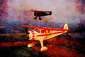450093 Monocoupe, Clipwing (foreground), Creve Coeur, Missouri A4 Limited Edition Watercolour Print