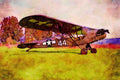 450098 Piper, L 4 Cub, 1945, Schellville, California A4 Limited Edition Watercolour Print