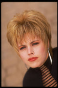 451010 Short Spiked Blonde Hair A4 Photo Print