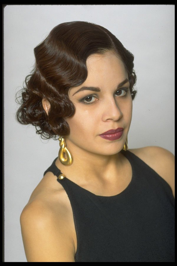451018 Finger Waves, Roaring 20's Style A4 Photo Print