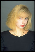 451024 Straight Mid length Blonde Bob A4 Photo Print