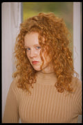 451039 High Fringe Area With Spiral Ringlet Curls A4 Photo Print