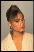 451057 Sleek Upswept Hair, Side View A4 Photo Print