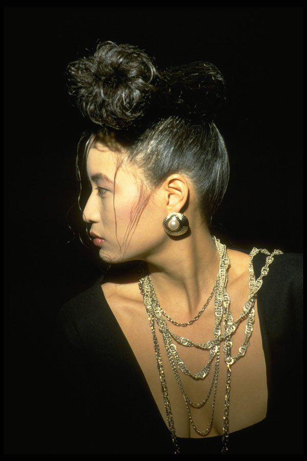 451067 Top Knot And Ring, Evening Look A4 Photo Print