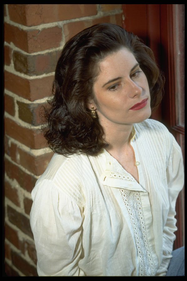 451073 Brunette Seated At Window, Shoulder length Hair A4 Photo Print