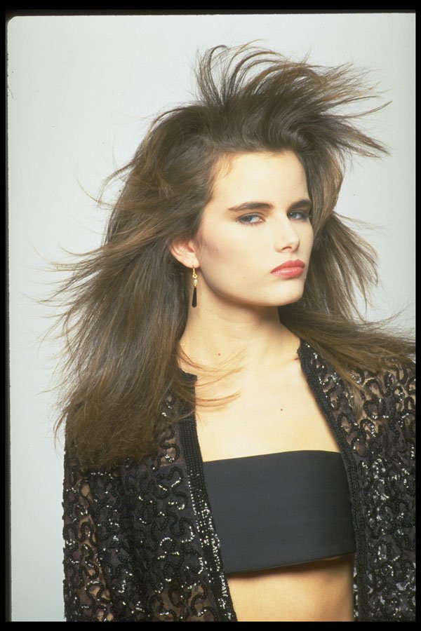 451079 Wild Wind blown Hair A4 Photo Print