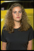 451081 Teen Look Set In Ring Curls A4 Photo Print