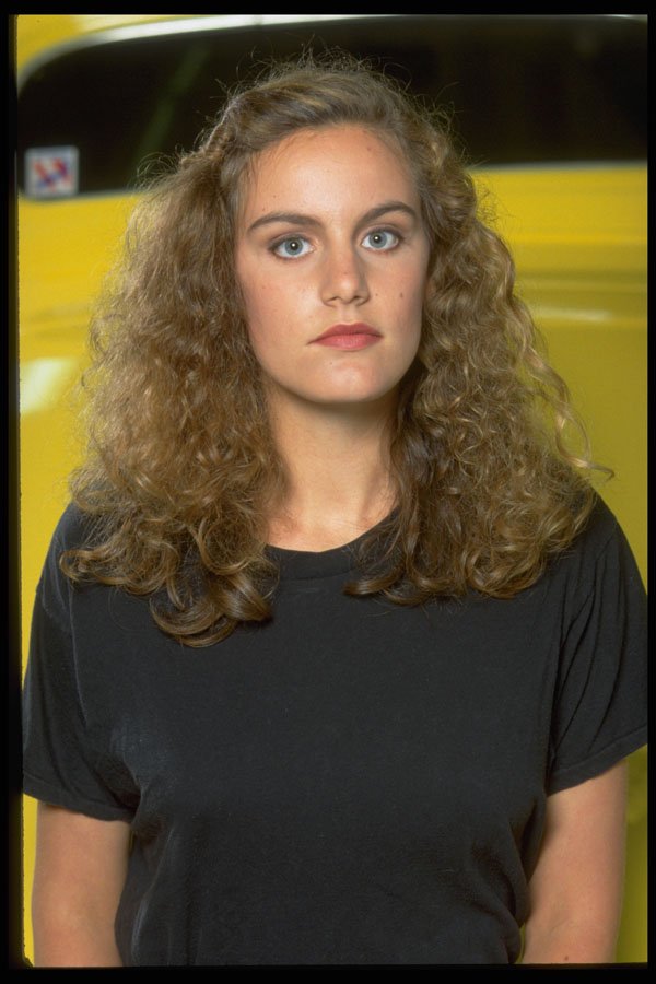 451081 Teen Look Set In Ring Curls A4 Photo Print