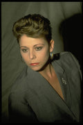451087 Dramatic Evening Upswept Look, Model In Man's Sports Coat A4 Photo Print