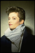 451088 Androgynous looking Female Model, Dramatic Tailored Look A4 Photo Print