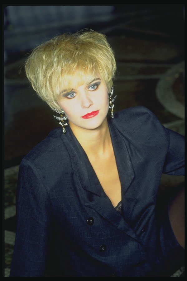 451090 Evening Look, Blonde Hair, Dramatic Lighting A4 Photo Print
