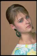 451091 Light Brown Hair, Short Slick Style, Spiked Fringes A4 Photo Print