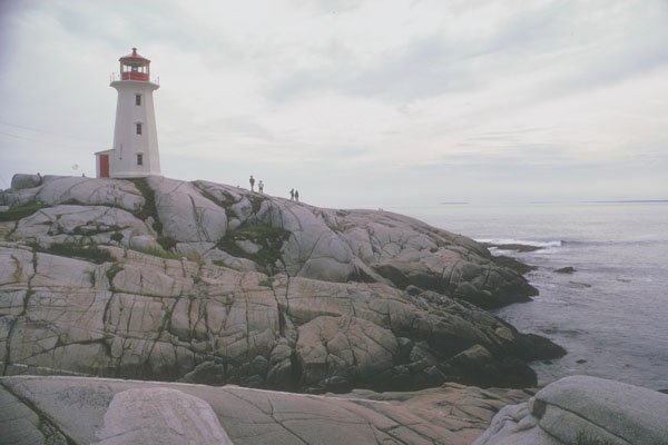 454007 Lighthouse At Peggy's Cove, Nova Scotia A4 Photo Print