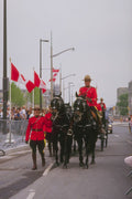 454009 Mounties On Horseback, Ottawa, Ontario A4 Photo Print