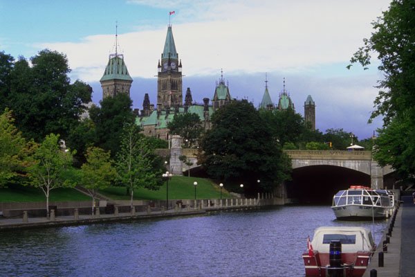 454059 View Of The Peace Tower, Ottawa, Ontario A4 Photo Print