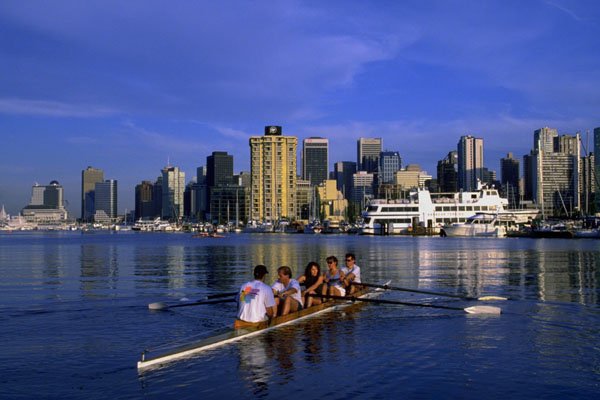 454063 Vancouver Rowing Club, British Columbia A4 Photo Print