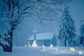 454090 Blue Church In Maitland A4 Photo Print