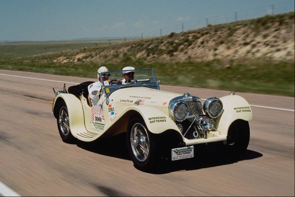 455015 1936 SS 100 Jaguar A4 Photo Print