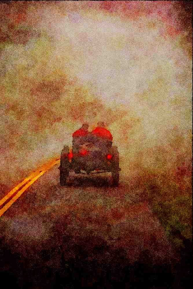 455031 1911 Ford Model _T_ A4 Limited Edition Watercolour Print