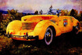 455051 1938 Cord Model 802 Phaeton A4 Limited Edition Watercolour Print