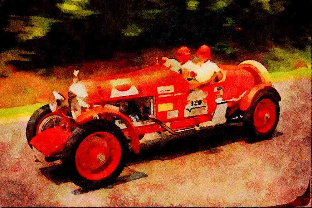 455056 1924 Bentley 3 liter Speedster A4 Limited Edition Watercolour Print