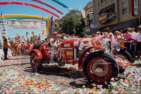 455057 1924 Bentley At Finish Line A4 Photo Print