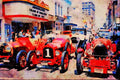 455064 1910 Knox, 1920 Packard And 1924 Bentley A4 Limited Edition Watercolour Print