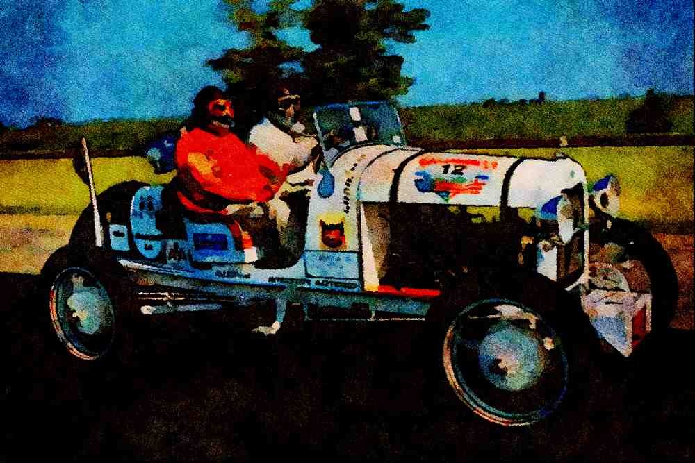 455072 1928 Ford Speedster A4 Limited Edition Watercolour Print