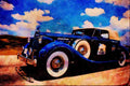 455074 1936 Packard Victoria A4 Limited Edition Watercolour Print