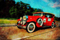455075 1930 LaSalle 7 passenger Phaeton A4 Limited Edition Watercolour Print