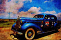 455077 1936 Buick Model 60 Sedan A4 Limited Edition Watercolour Print