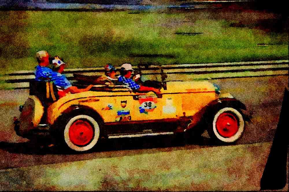 455091 1927 Chrysler A4 Limited Edition Watercolour Print