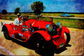455095 1918 Stutz Bearcat A4 Limited Edition Watercolour Print