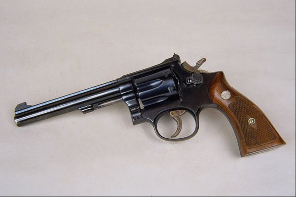 456020 Smith & Wesson .22 Cal. Double action Revolver A4 Photo Print