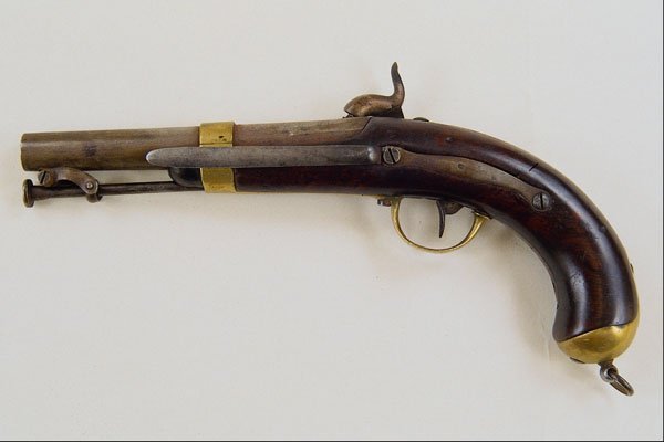 456024 Navy .58 Cal., Percussion Pistol A4 Photo Print