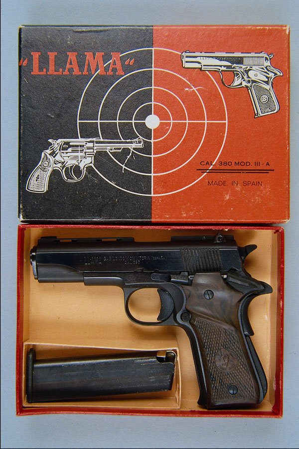 456034 Spanish, Llama, Gabilondo.Y. Cia, Semi automatic Pistol A4 Photo Print