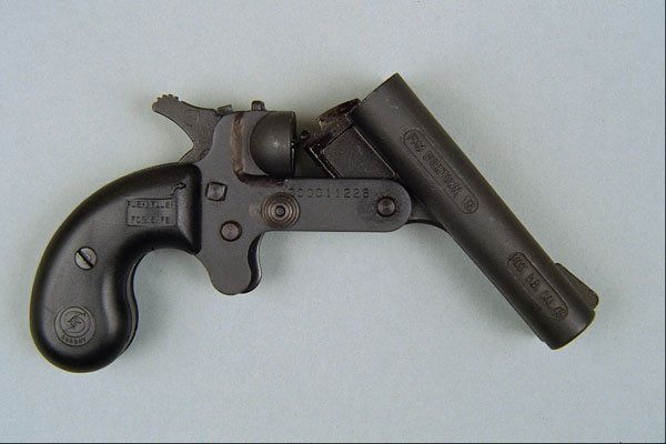 456035 U.S., Cobray, Side By Side, Double Barrel Pistol A4 Photo Print