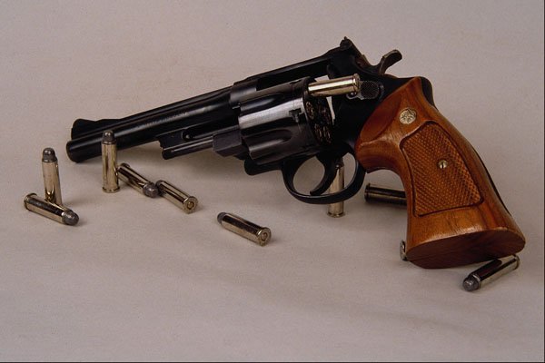 456057 Smith & Wesson, .357 Magnum, Double action Revolver A4 Photo Print