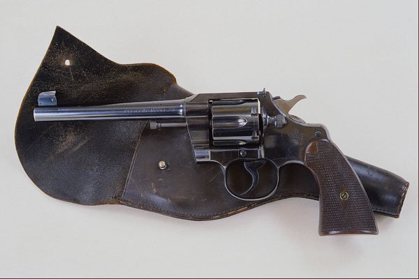456060 Colt .38 Cal., Officer's Model, Double action Revolver A4 Photo Print