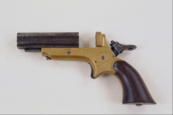 456063 Sharps, .22 Cal. Single action, Four shot Pistol A4 Photo Print
