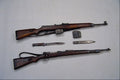 456086 Two German Rifles Top G43 Semi automatic Rifle; Bottom K98 Rifle A4 Photo Print