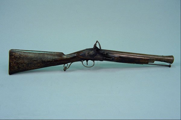 456097 Turkish, Cavalryman's Flintlock Blunderbuss A4 Photo Print
