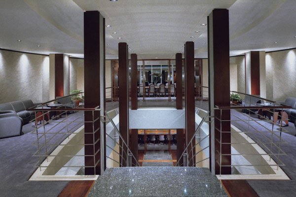 457079 Pillared Stairwell A4 Photo Print