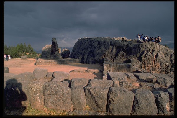 459019 Inca Shrine And Amphitheater, Kenko, Peru A4 Photo Print