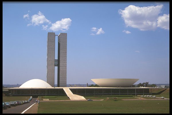 459038 National Congress Brazilia, Brazil A4 Photo Print