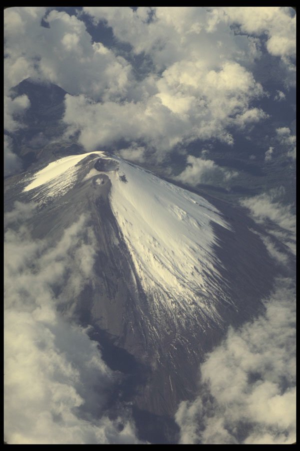 459079 Cotopaxi Volcano From The Air, Ecuador A4 Photo Print