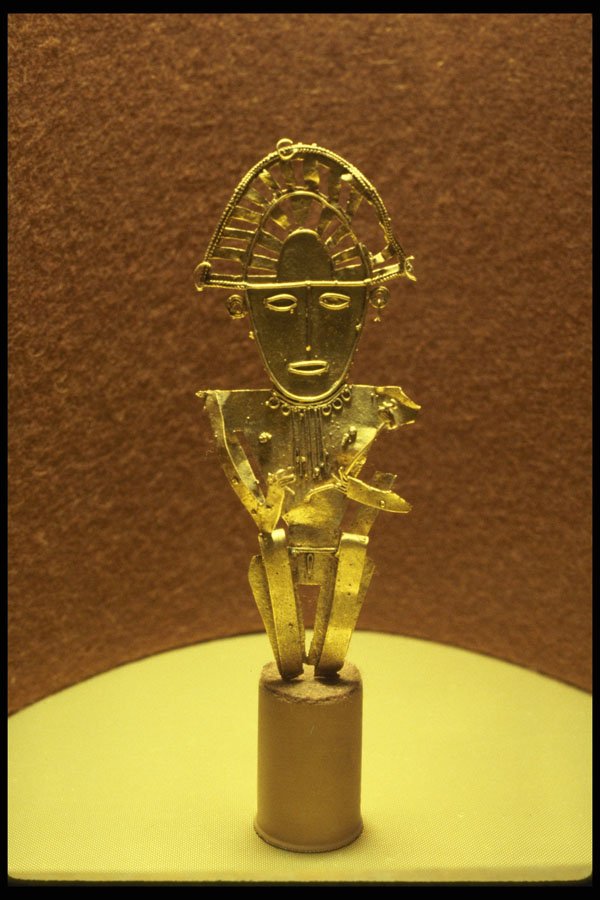459087 Bogota Gold Museum Figure, Columbia A4 Photo Print