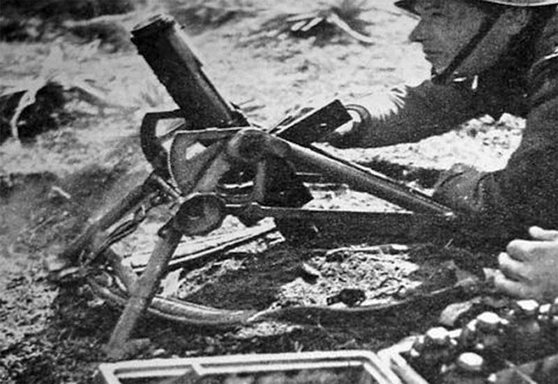 45mm Model 35 Brixia Mortar Military A4 Photo Print
