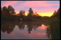460015 Sunrise Reflection A4 Photo Print